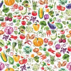 Veggies seamless (digital paper)