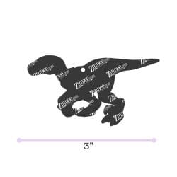 Dinosaur Velociraptor acrylic blank (3 inch)