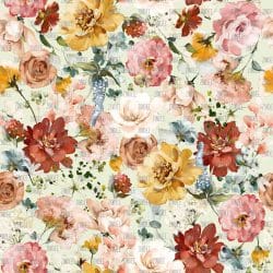 Vintage Floral Light Green seamless (digital paper)