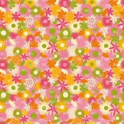 Vintage Spring Flowers Light Pink seamless (digital paper)