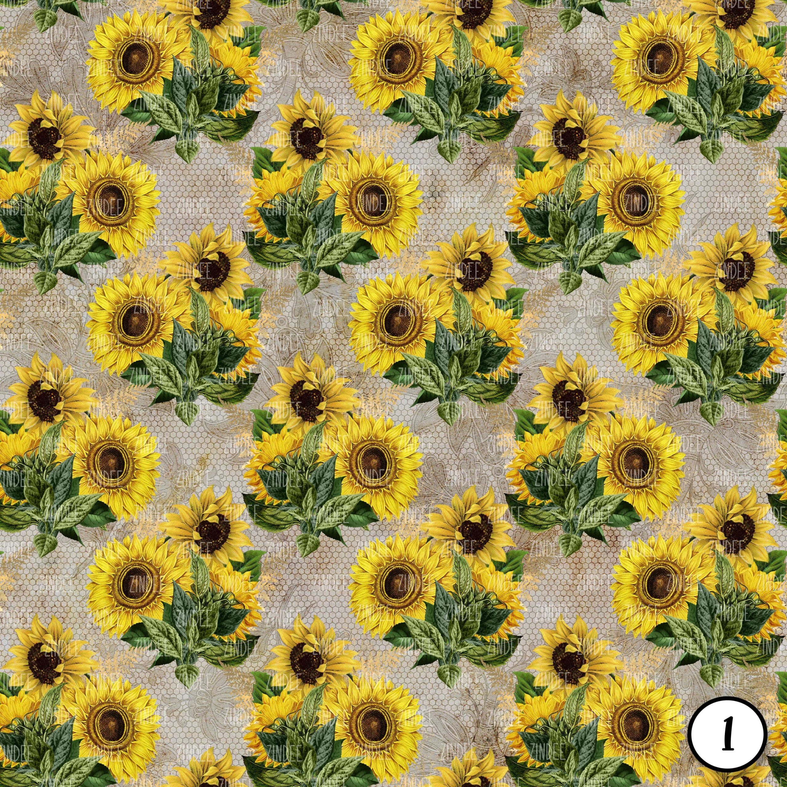 Alternative view of Vintage Sunflowers (vinyl)