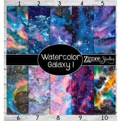 Watercolor Galaxy 1 (vinyl)