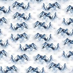 Watercolor Mountain Scape 1 (vinyl)