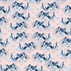 Watercolor Mountain Scape 3 (vinyl)