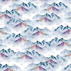 Watercolor Mountain Scape 4 (vinyl)