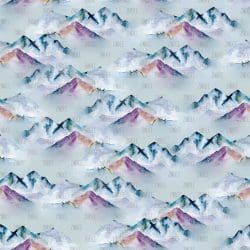 Watercolor Mountain Scape 7 (vinyl)