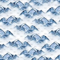 Watercolor Mountain Scape 8 (vinyl)