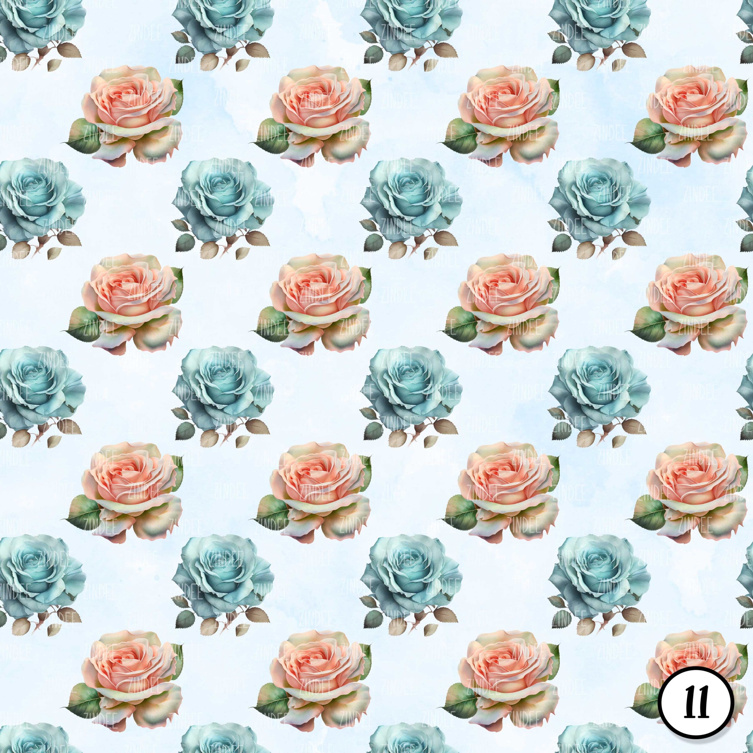 Watercolor Rose Garden (vinyl) - Image 11
