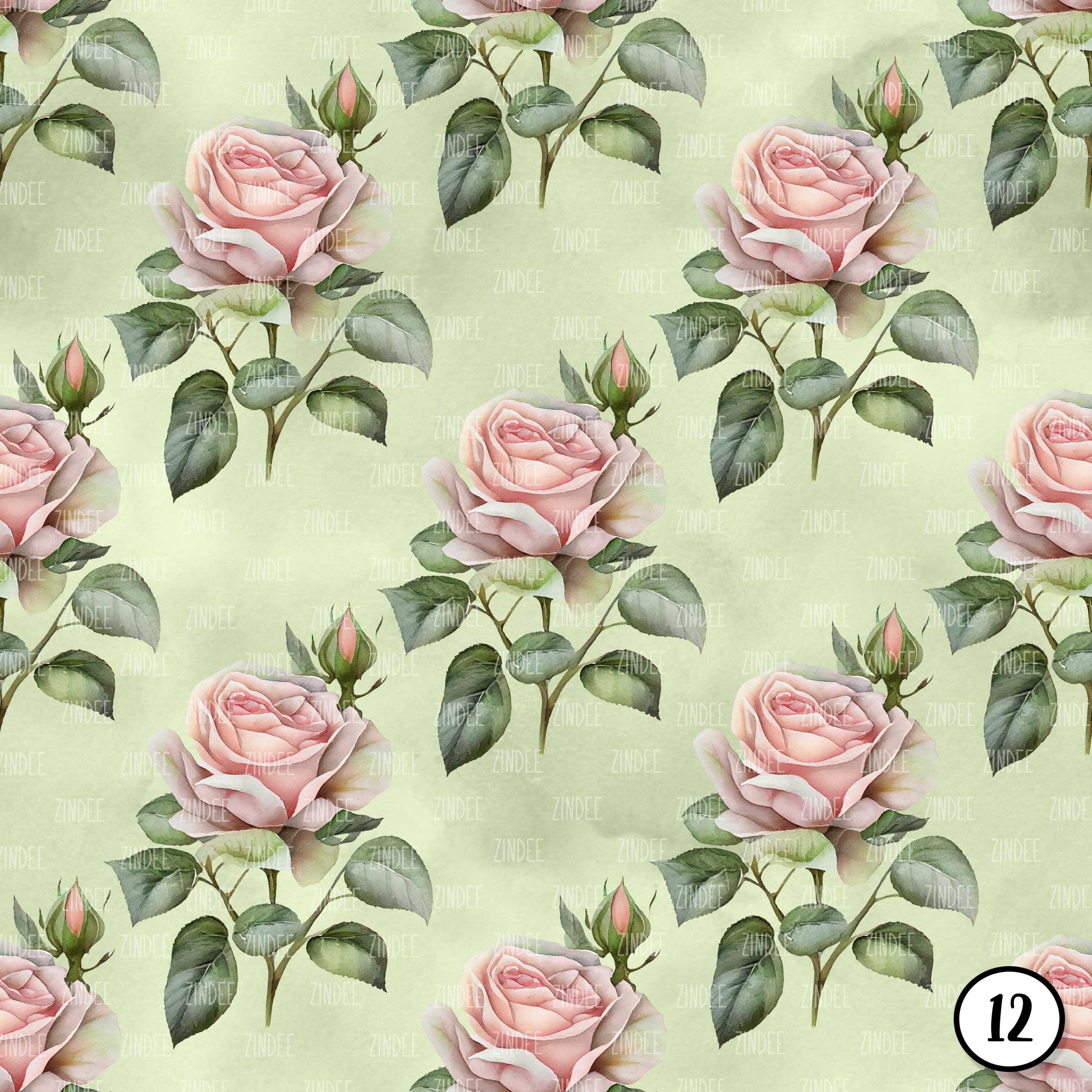 Watercolor Rose Garden (vinyl) - Image 12