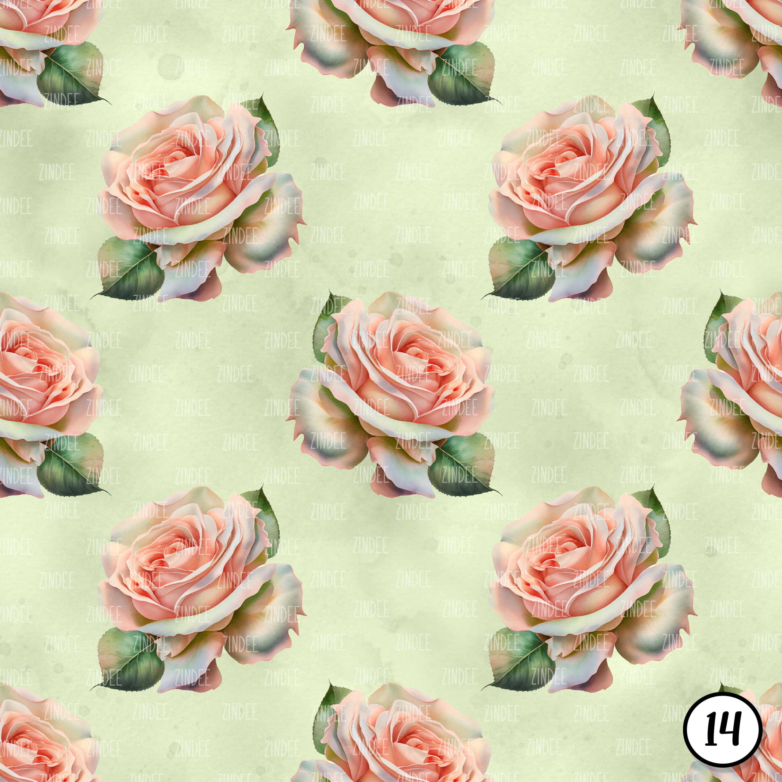 Watercolor Rose Garden (vinyl) - Image 14