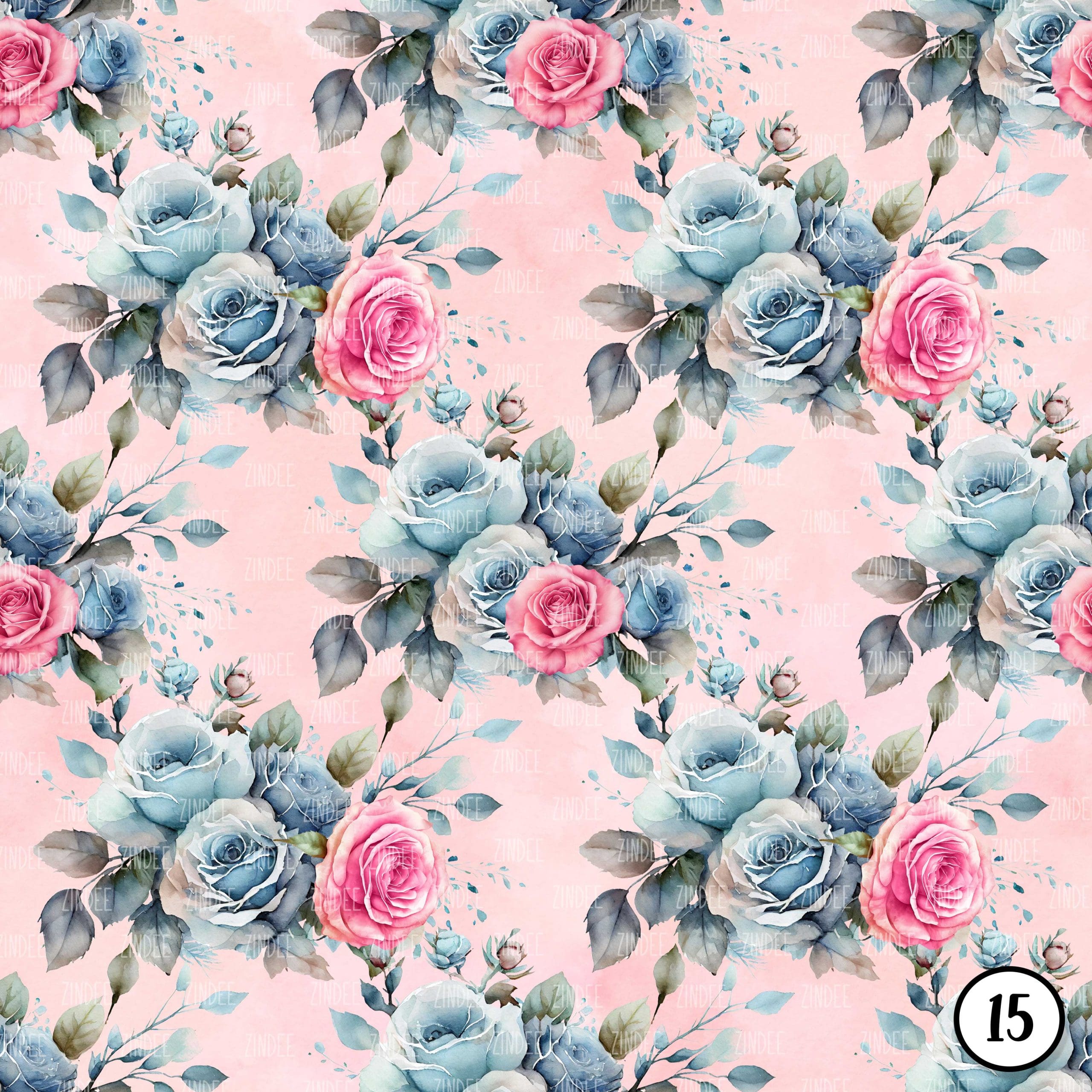 Watercolor Rose Garden (vinyl) - Image 15