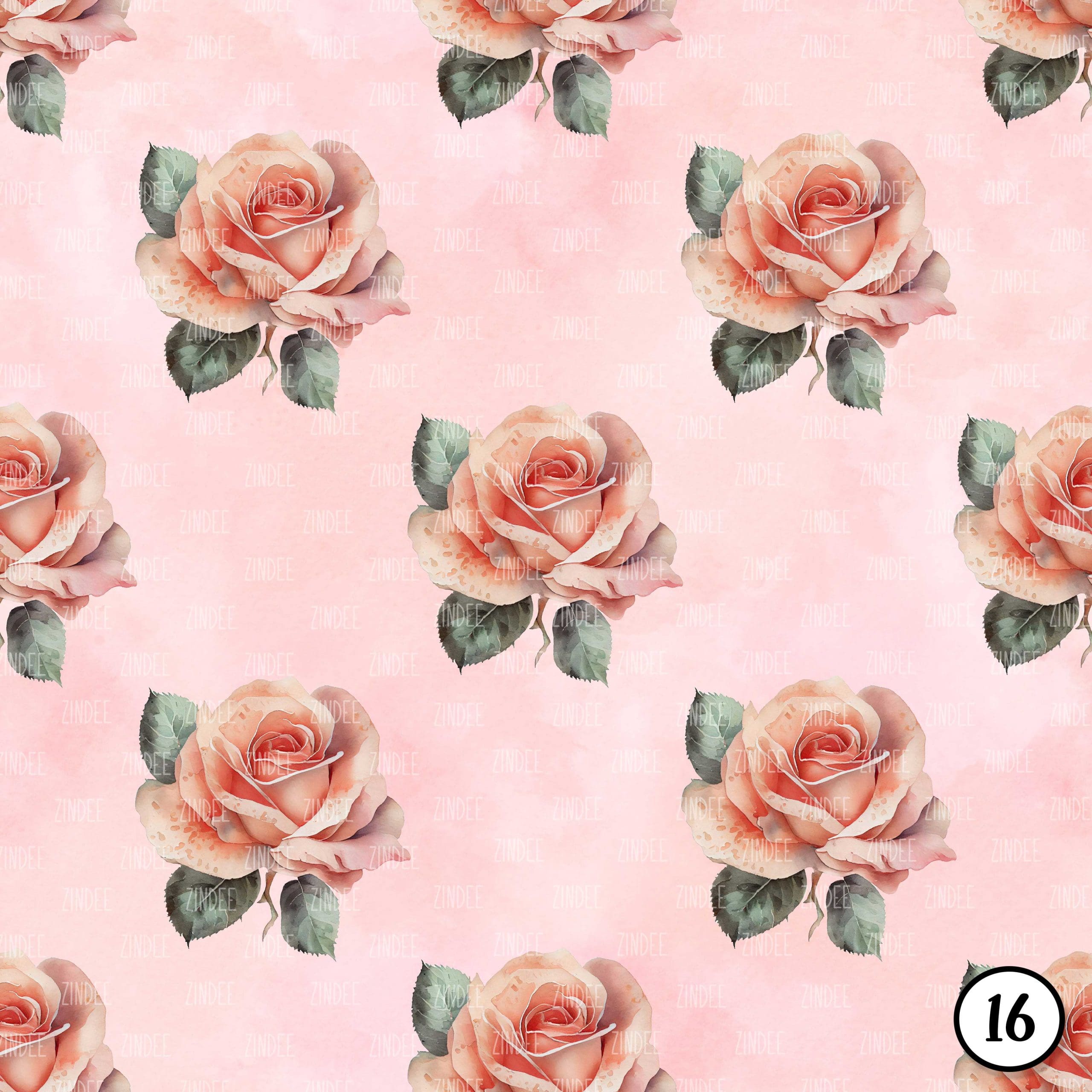 Watercolor Rose Garden (vinyl) - Image 16