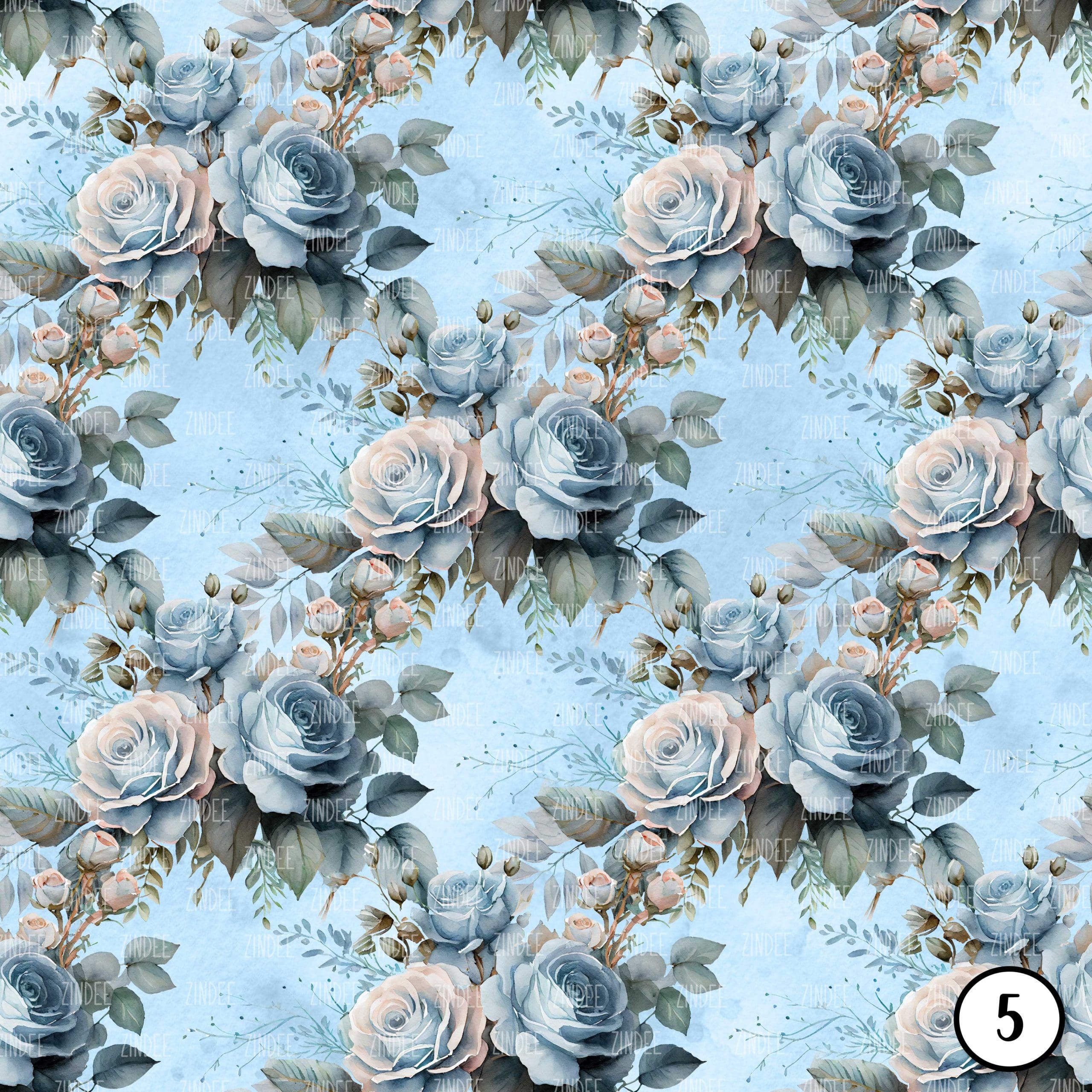 Watercolor Rose Garden (vinyl) - Image 6