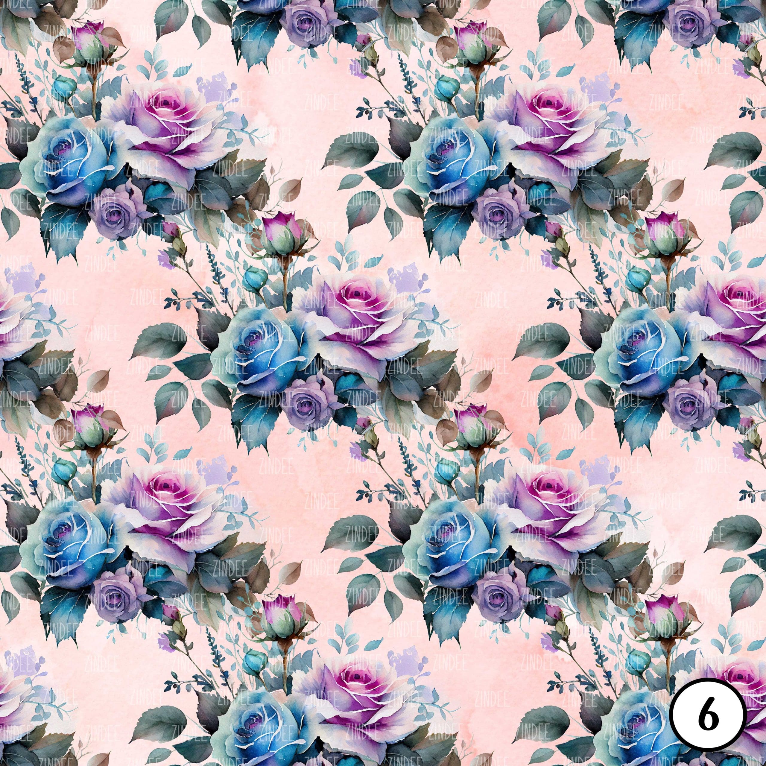 Watercolor Rose Garden (vinyl) - Image 7