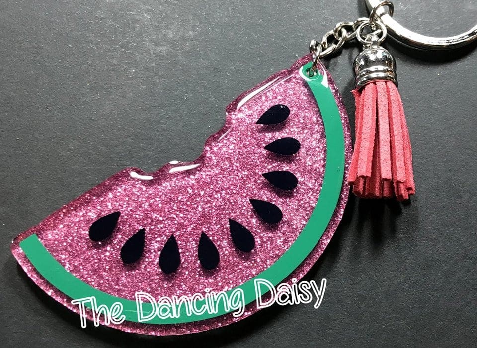 Watermelon Slice acrylic blank (5 inch) - Image 3