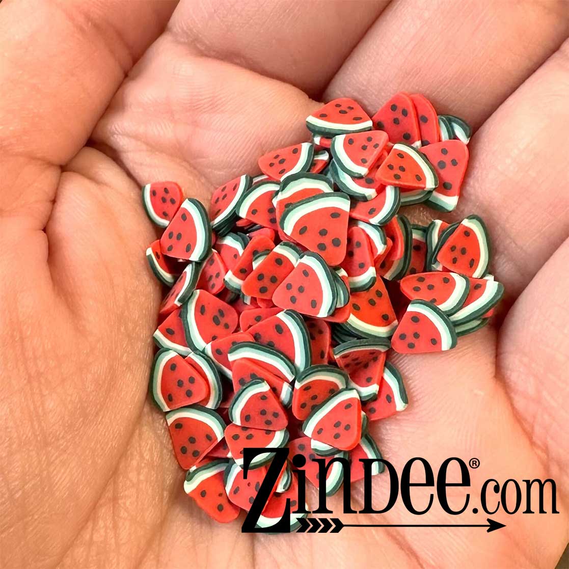 Alternative view of Watermelon Polymer Clay
