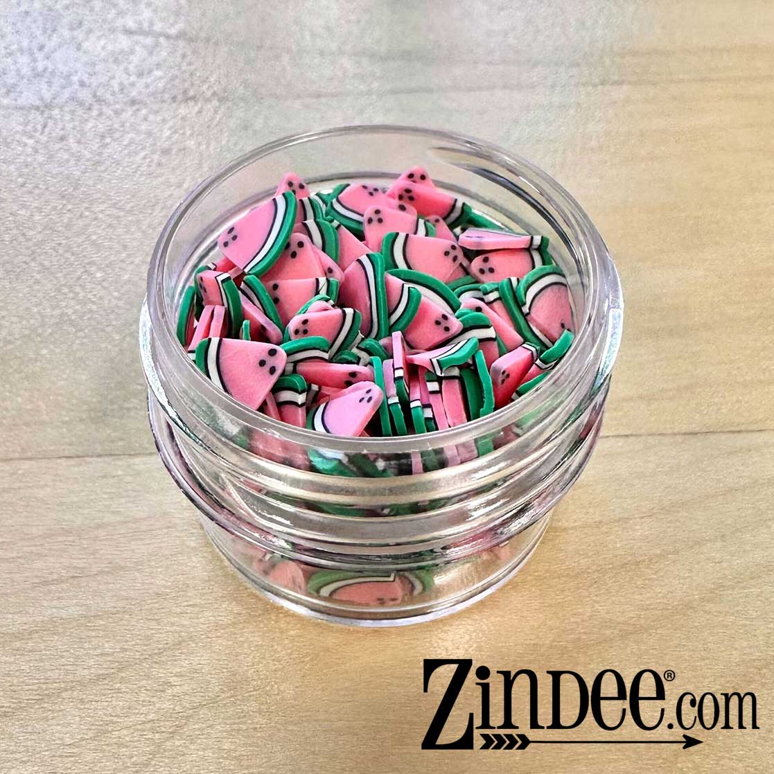 Watermelon Wedges Polymer Clay - Image 3