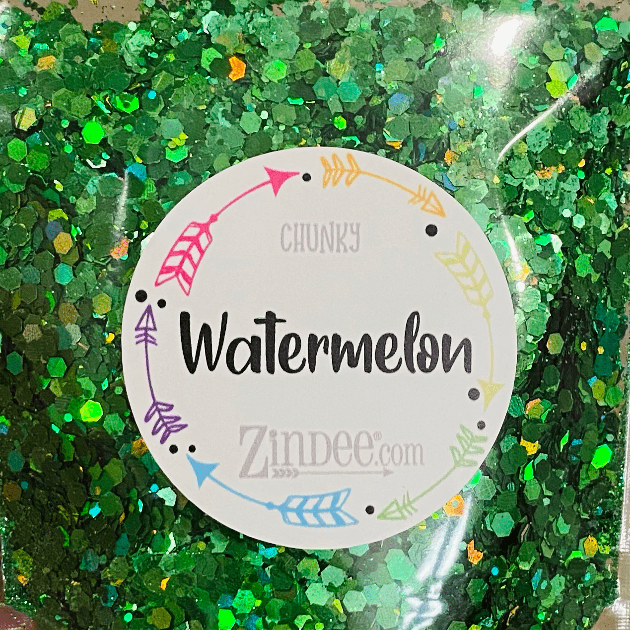 Watermelon Chunky Polyester Glitter (BAG)