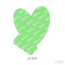 Alternative view of Whimsy Heart – Acrylic Badge Reel Blank (2") No Hole | Optional Sticker or UV DTF