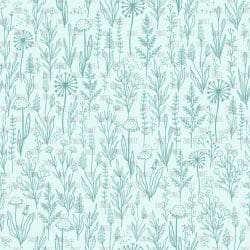 Wildflowers Turquoise (digital paper)