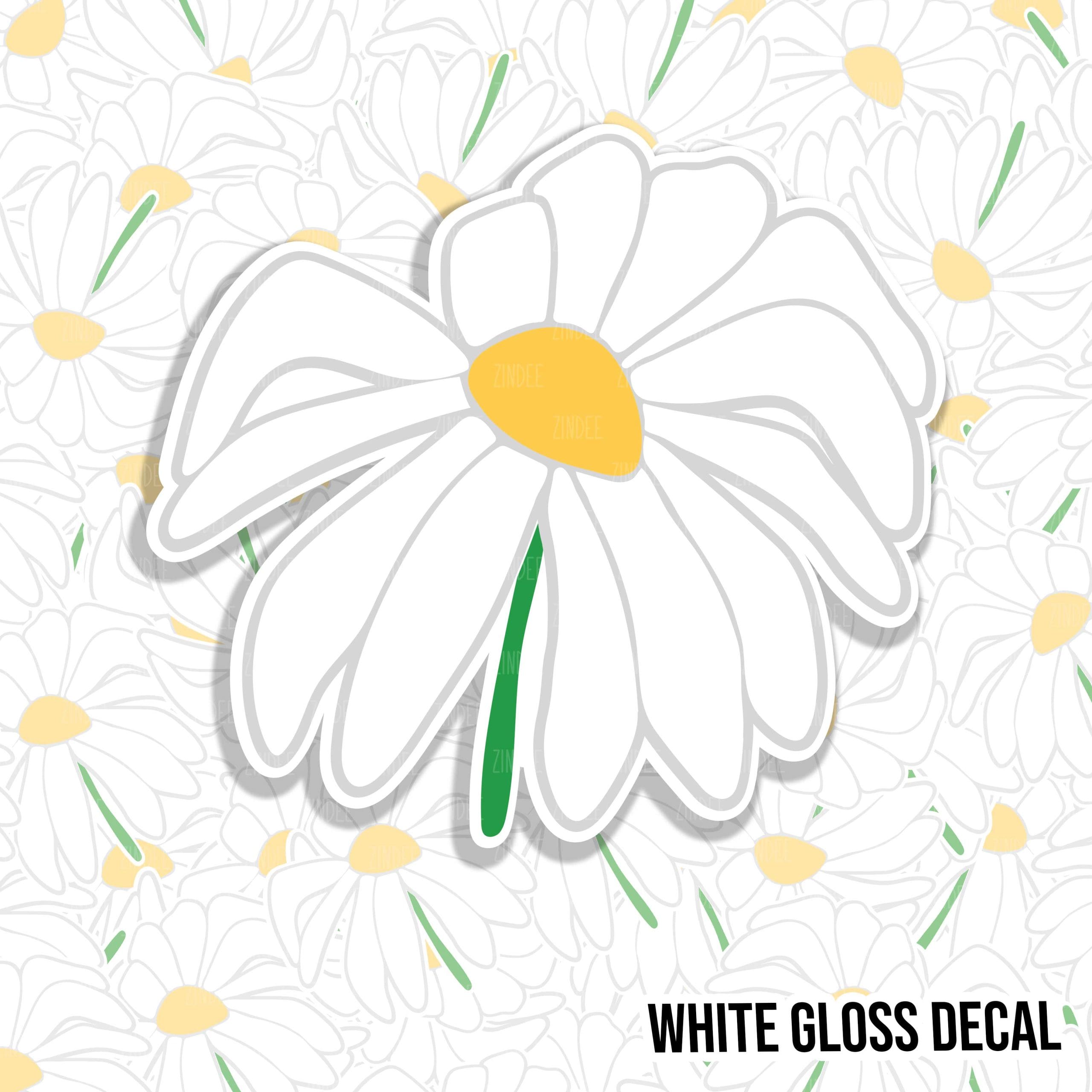Accessories For Stanley Cup 40oz 30oz Flower Floral Daisy Vinyl Sticker  Decal