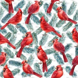 Winter Cardinals 3 seamless (digital paper)