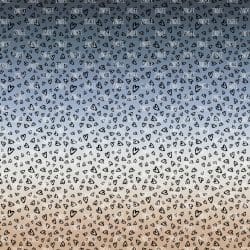 Sketch Hearts Winter Fog Black (digital paper)