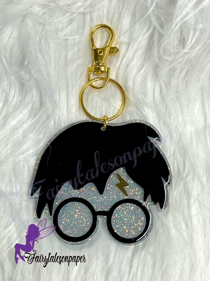 Wizard Boy Acrylic Blank- Sticker- UV DTF (3 inch) - Image 4