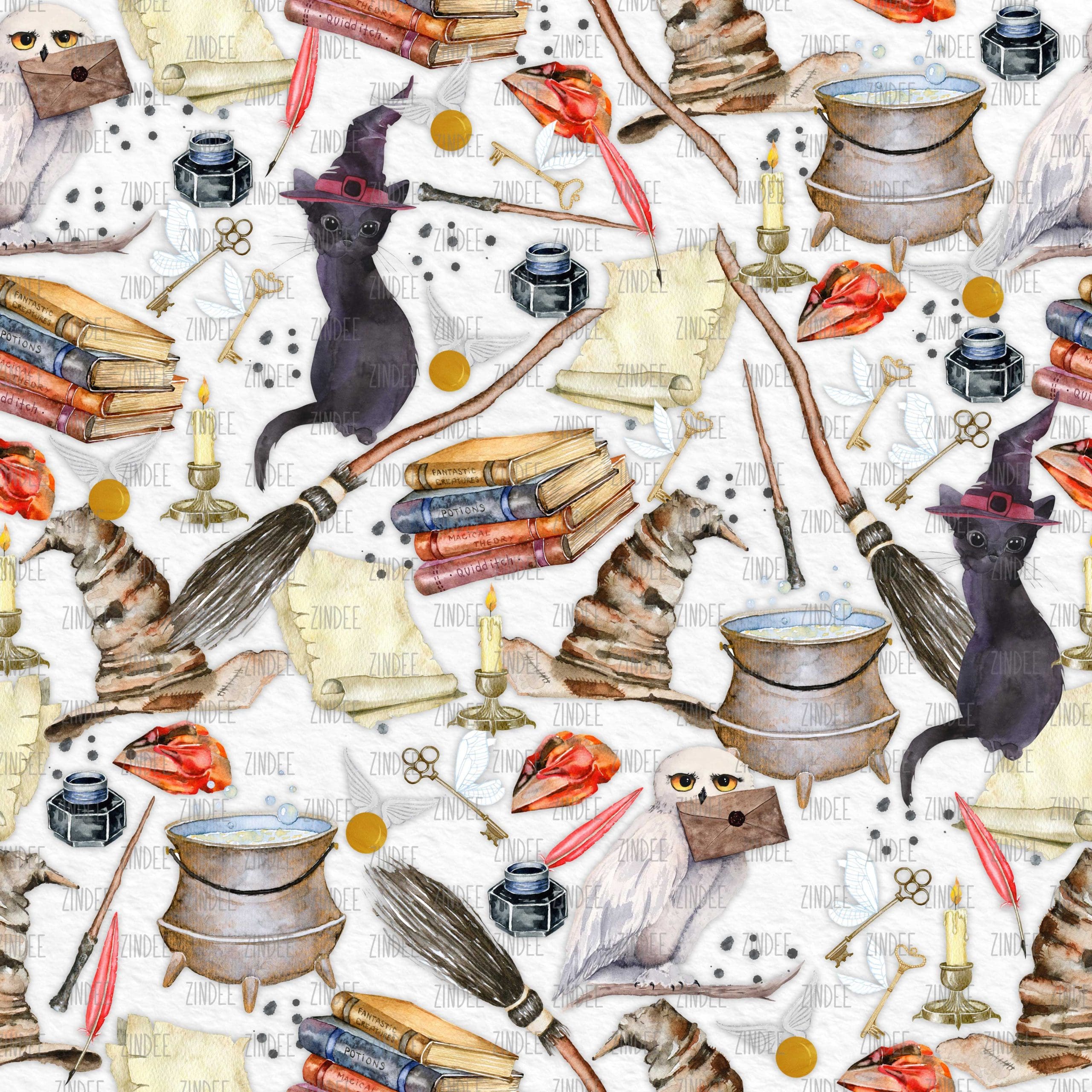 Wizarding Things seamless (vinyl)