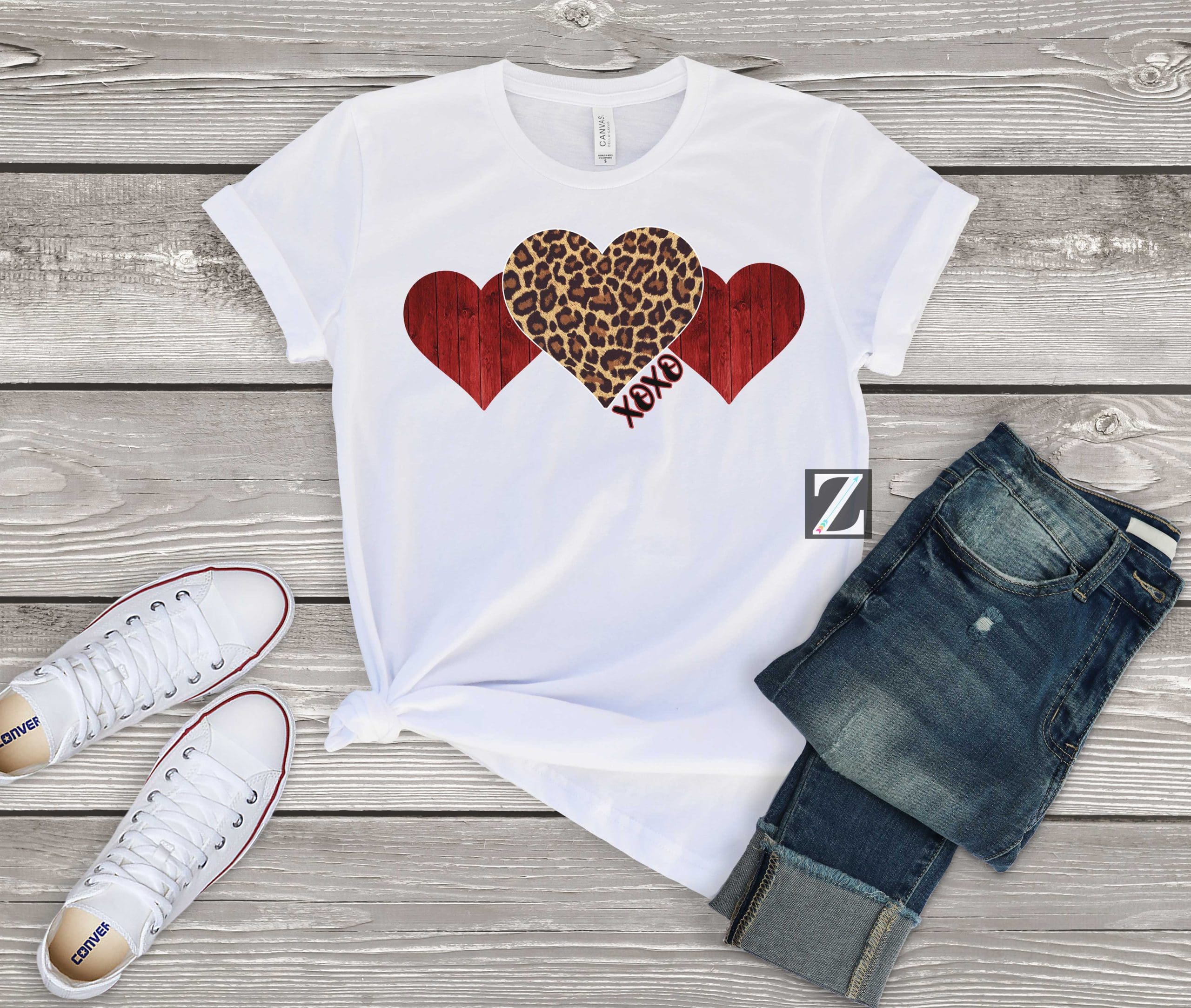 Wood Leopard xoxo (HTV ready to press) - Image 2