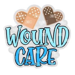 Wound Care – Acrylic Keychain Blank (2.5") | Optional Sticker or UV DTF