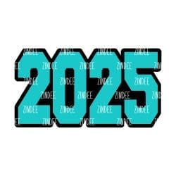 Year 2025 Acrylic Blank- Sticker- UV DTF (3 inch)