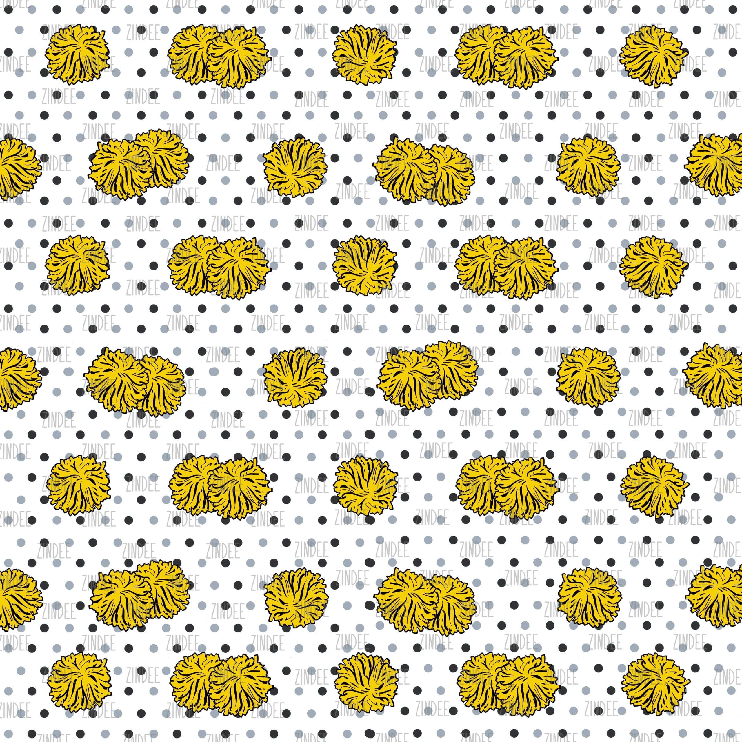 Yellow Cheer Poms (vinyl)