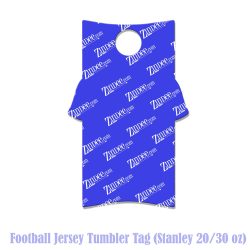 Football Jersey Tumbler Tag (Stanley 20/30 oz)