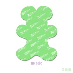 Alternative view of Mouse With Bow Gingerbread Cookie Acrylic Blank- Sticker- UV DTF (2 inch) NO HOLE