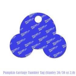 Alternative view of Pumpkin Carriage Tumbler Tag (Stanley 20/30 oz 2.0)