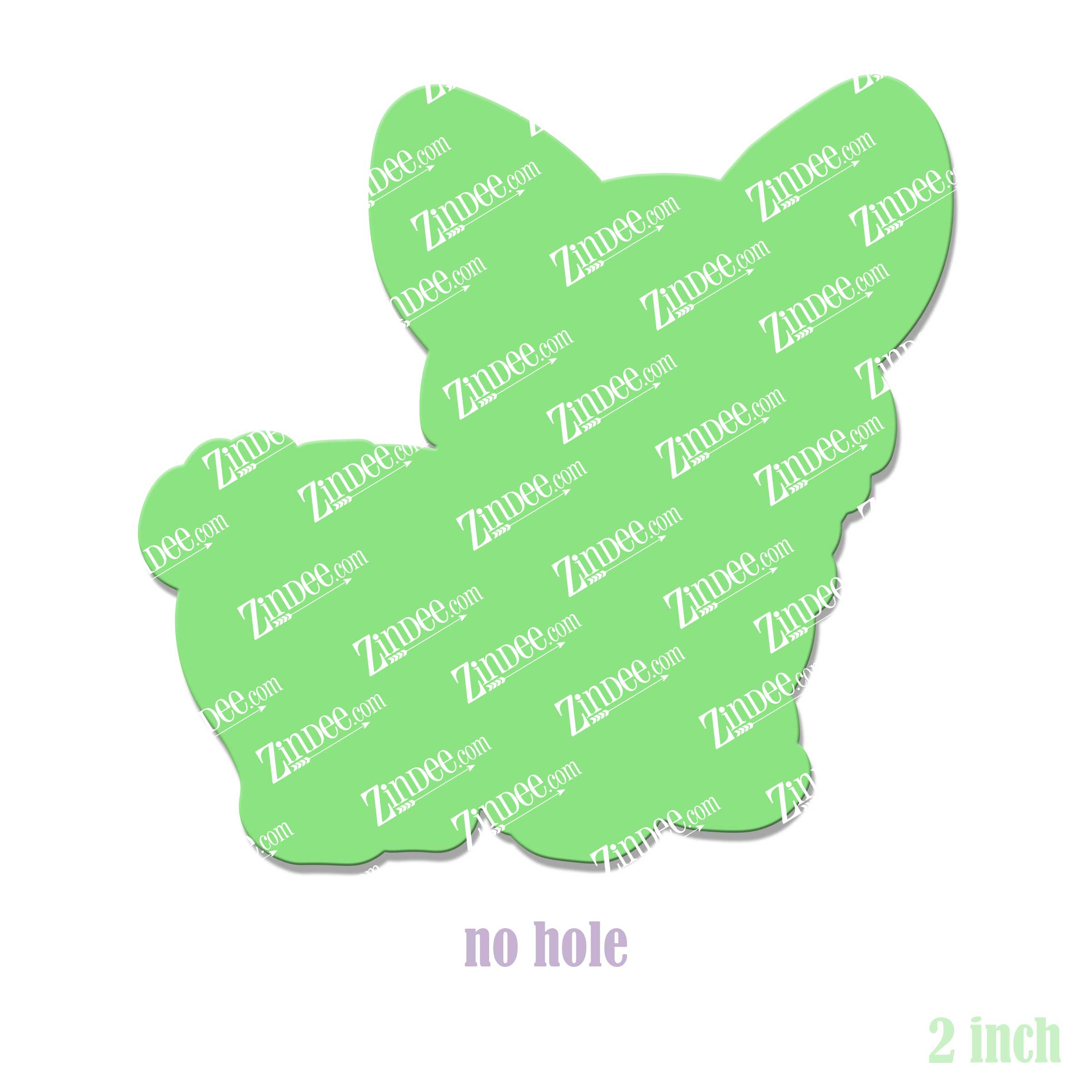 Sweater Corgi Acrylic Blank- Sticker- UV DTF (2 inch) NO HOLE - Image 2