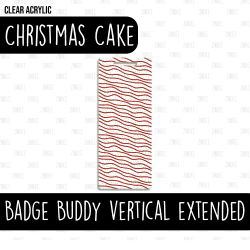 Badge Buddy Vertical (Extended-Version) (Christmas Cake)