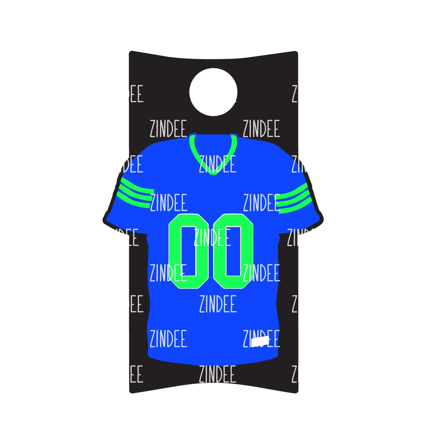 Football Jersey Tumbler Tag (Stanley 20/30 oz) - Image 2