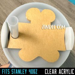 Mouse With Bow Gingerbread Cookie Tumbler Tag (Stanley 40 oz)