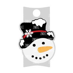 Alternative view of Snowman Face Tumbler Tag (Stanley 40 oz)
