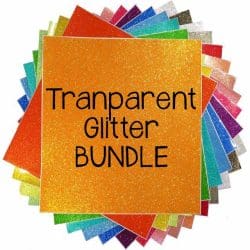 Transparent Glitter Vinyl BUNDLE (20 pack)