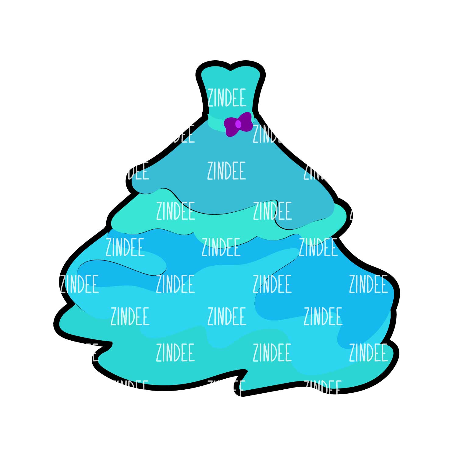 Ball Gown acrylic blank (2 inch) NO HOLE (5 piece minimum) - Image 2