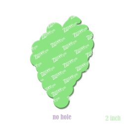 Grapes acrylic blank (2 inch) NO HOLE (5 piece minimum)