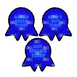 Award Ribbon Acrylic Blank- Sticker- UV DTF (2 inch) NO HOLE