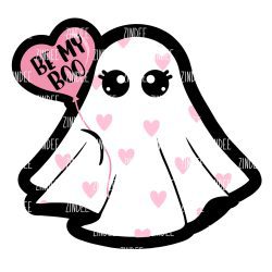 Be My Boo Acrylic Blank- Sticker- UV DTF (2 inch) NO HOLE