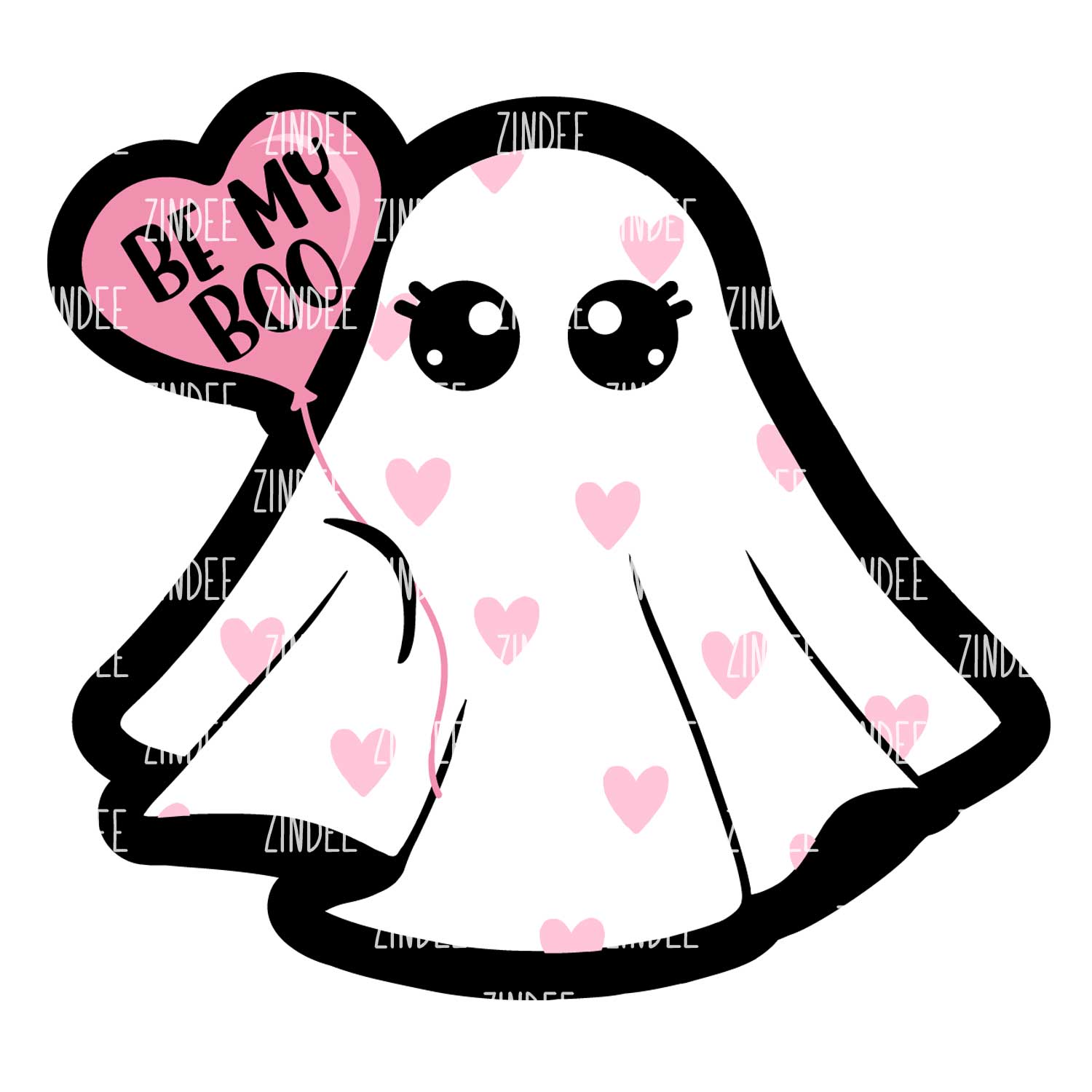Be My Boo Acrylic Blank- Sticker- UV DTF (3 inch)