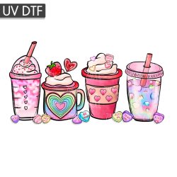 Coffee Valentine UV DTF Decal