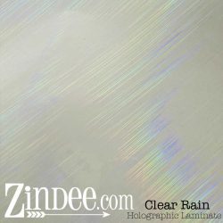 Holographic Clear Rain Laminate