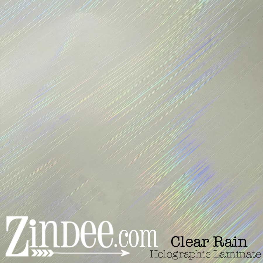 Holographic Clear Rain Laminate